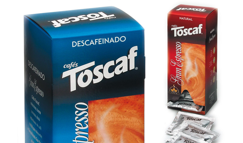 Cafés Toscaf - Packaging industrial (España)